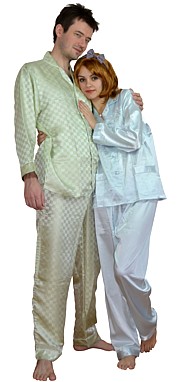 эксклюзивная шелковая мужская пижама из Японии